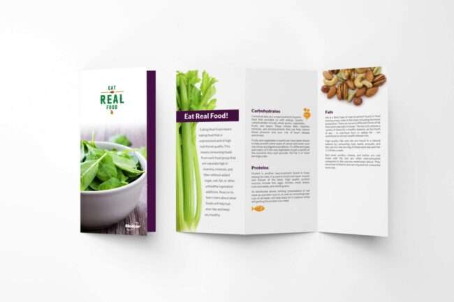 Marlena-Clark-Marketing-and-Design---Marketing-Collateral-EatRealFood-Trifold